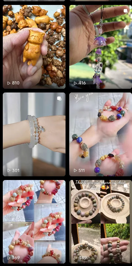 Các mẫu hạt và charm từ kênh Bling Bling